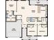Floor plan showcasing a 3-bedroom, 2-bathroom home with a 2-car garage at 1421 Navigator Rd, Punta Gorda, FL 33983
