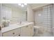 Clean bathroom with tub, shower, and vanity at 7339 Powder Puff, Punta Gorda, FL 33955