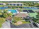 Community features a pool, tennis courts, clubhouse, and pond at 175 Kings Hwy # B6-526, Punta Gorda, FL 33983