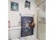 Bathroom with shower, toilet, and eclectic wall decor at 175 Kings Hwy # B6-526, Punta Gorda, FL 33983