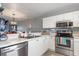 Modern kitchen featuring stainless steel appliances and ample counter space at 175 Kings Hwy # B6-526, Punta Gorda, FL 33983