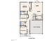 3-bedroom, 2-bathroom floor plan with 2-car garage at 27101 N Twin Lakes Dr, Punta Gorda, FL 33955