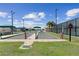 Well-maintained bocce ball courts in a residential community at 1676 Palace Ct, Punta Gorda, FL 33980