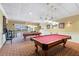 Game room with two billiard tables at 1676 Palace Ct, Punta Gorda, FL 33980