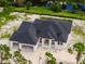 New construction home aerial view showcasing the home's layout at 2502 Pinewood St, North Port, FL 34288