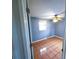 Bedroom with tile floors, window, and ceiling fan at 8362 Osprey Rd, Englewood, FL 34224