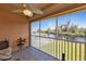 Relaxing screened balcony overlooking the canal at 1352 Rock Dove Ct # B204, Punta Gorda, FL 33950