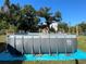 Relaxing above ground pool with a spacious deck at 1507 Lavilla Rd, Punta Gorda, FL 33950