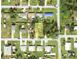 Aerial view showing home's lot and surrounding area at 8362 Osprey Rd, Englewood, FL 34224