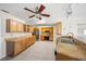 Large kitchen with extensive counter space and cabinets at 156 Morgan Se Ln, Port Charlotte, FL 33952
