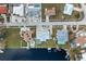 Aerial view showing home's location by the water at 156 Morgan Se Ln, Port Charlotte, FL 33952