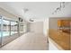 Kitchen with breakfast bar and view of the pool at 156 Morgan Se Ln, Port Charlotte, FL 33952