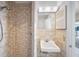 Simple bathroom with shower and sink at 156 Morgan Se Ln, Port Charlotte, FL 33952