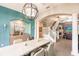 Formal dining room with view of staircase and living area at 1209 San Mateo Dr, Punta Gorda, FL 33950