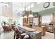 Spacious kitchen with island, stainless steel appliances, and granite countertops at 1209 San Mateo Dr, Punta Gorda, FL 33950