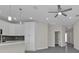 Open living area showing modern features and access to other rooms at 4255 Oak Terrace Cir, Port Charlotte, FL 33953