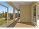 Screened patio offering outdoor living space with views of nature at 4255 Oak Terrace Cir, Port Charlotte, FL 33953
