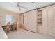 Bedroom with built-in murphy bed and plenty of storage at 9011 Midnight Pass Rd # 329, Sarasota, FL 34242