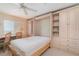 Bedroom with built-in murphy bed and plenty of storage at 9011 Midnight Pass Rd # 329, Sarasota, FL 34242