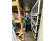 Storage area with shelving units at 707 Riverview Cir, North Port, FL 34287