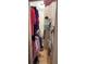 Well-organized closet with wire shelving at 707 Riverview Cir, North Port, FL 34287