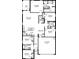 Floor plan depicting a 5-bedroom, 3-bathroom house with a 2-car garage at 107 Santarem Cir, Punta Gorda, FL 33983