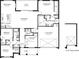 Single-story floor plan with 3 bedrooms, 2 car garage, and lanai at 25228 Rampart Blvd, Punta Gorda, FL 33983