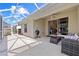 Screened patio with seating area and access to the house at 3743 Albacete Cir # 84, Punta Gorda, FL 33950