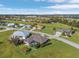 Aerial view showcasing home's location in a residential neighborhood at 7417 S Blue Sage, Punta Gorda, FL 33955