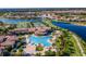 Resort-style pool and tennis courts in a luxury community setting at 20149 Lagente Cir, Venice, FL 34293