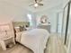 Light and airy bedroom with a cozy bed and built in closet at 3140 Sweet Gum Dr, Punta Gorda, FL 33982