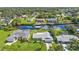 Bird's eye view of canal front home at 3494 Yukon Dr, Port Charlotte, FL 33948