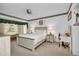 Main bedroom with light wood bed frame and neutral color scheme at 3494 Yukon Dr, Port Charlotte, FL 33948