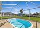 Relaxing screened-in pool, perfect for summer at 3494 Yukon Dr, Port Charlotte, FL 33948