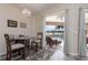 Bright breakfast nook with pool and patio view at 4077 La Costa Island Ct, Punta Gorda, FL 33950