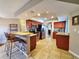 Modern kitchen with stainless steel appliances and granite countertops at 509 Clearview Dr, Port Charlotte, FL 33953