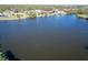 Wide aerial view of the canal and surrounding houses at 509 Clearview Dr, Port Charlotte, FL 33953