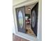 Double front doors with etched glass add curb appeal at 509 Clearview Dr, Port Charlotte, FL 33953