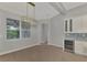 Elegant dining area with chandelier and wine cooler at 1411 Liggett Cir, Port Charlotte, FL 33953