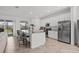 Modern kitchen with stainless steel appliances and granite countertops at 14640 Sycamore Ct # 2822, Punta Gorda, FL 33955