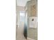 Updated bathroom with shower and decorative wall at 91 Mark Twain Ln, Rotonda West, FL 33947