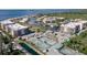 Community overview showing buildings, waterways, and tennis courts at 25188 Marion Ave # B304, Punta Gorda, FL 33950