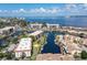 Aerial view shows condo location near the waterway at 25188 Marion Ave # B304, Punta Gorda, FL 33950