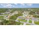 Aerial view of residential neighborhood with lush greenery at 1858 Norvell Ave, North Port, FL 34286
