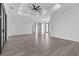 Bright living room with high ceilings and wood flooring at 17315 Cape Horn Blvd, Punta Gorda, FL 33955