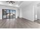 Living room with sliding doors leading to the pool area at 17315 Cape Horn Blvd, Punta Gorda, FL 33955