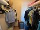 Spacious walk-in closet with ample shelving and hanging space at 3310 Loveland Blvd # 604, Port Charlotte, FL 33980