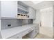 Built-in desk and cabinets in this bright office space at 1 Colony Point Dr # 16B, Punta Gorda, FL 33950