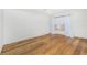 Bright bedroom with hardwood floors and window coverings at 1 Colony Point Dr # 16B, Punta Gorda, FL 33950
