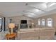 Bright living room with vaulted ceilings, neutral color palette, and comfortable seating at 2328 Bonn Ct, Punta Gorda, FL 33983